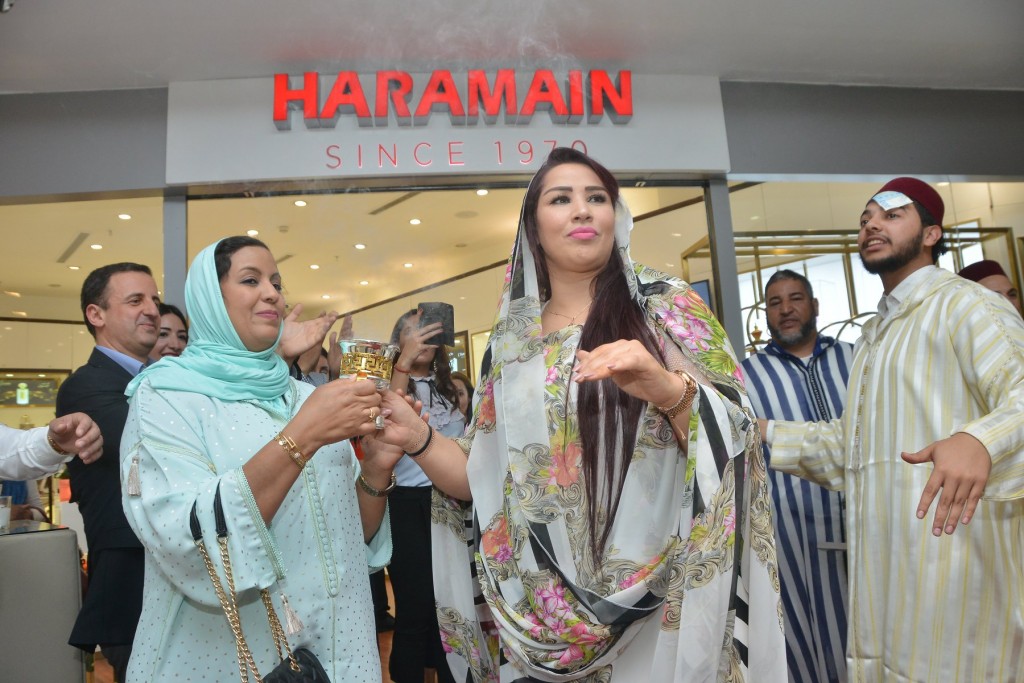 Saida Charaf at Al Haramain Perfumes Morocco